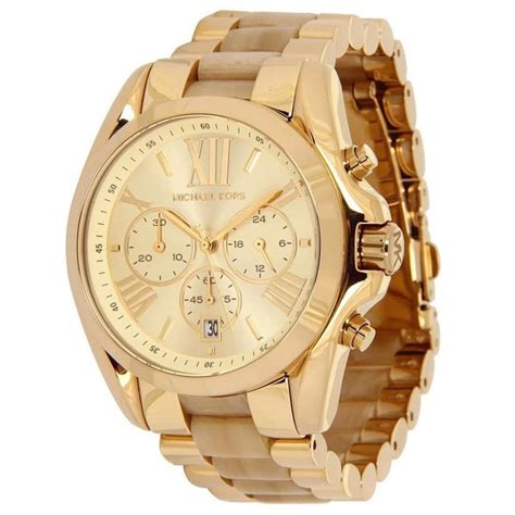 michael kors mk5722 bradshaw gold and horn watch|michael kors mk5722 bradshaw chronograph gold horn.